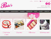 Tablet Screenshot of bibisbakery.co.uk